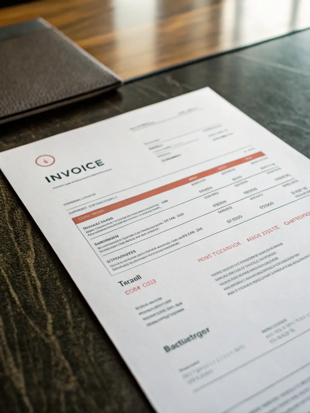 A clear and concise invoice from Zest, highlighting competitive pricing for mobile support services.